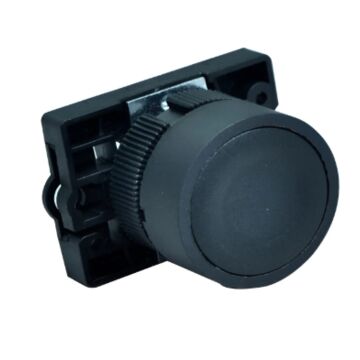BOTÃO COMANDO PULSADOR PLASTICO LAY5-EA2 PRETO JNG