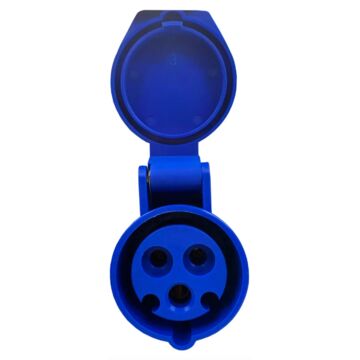 TOMADA DE ACOPLAMENTO 16A 6H 2P+T FÊMEA AZUL JNG - 60