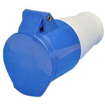 ACOPLAMENTO INDUSTRIAL 3P+T 32A 9H AZUL JNG