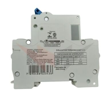 DISJUNTOR DIN UNIPOLAR 32A CURVA C JNG - 80