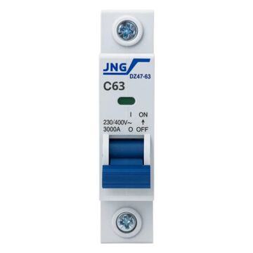 DISJUNTOR DIN UNIPOLAR 63A CURVA C JNG